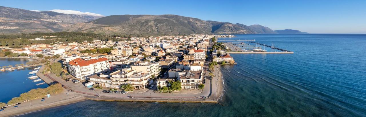 Beach House In Itea-Delphi Esterno foto